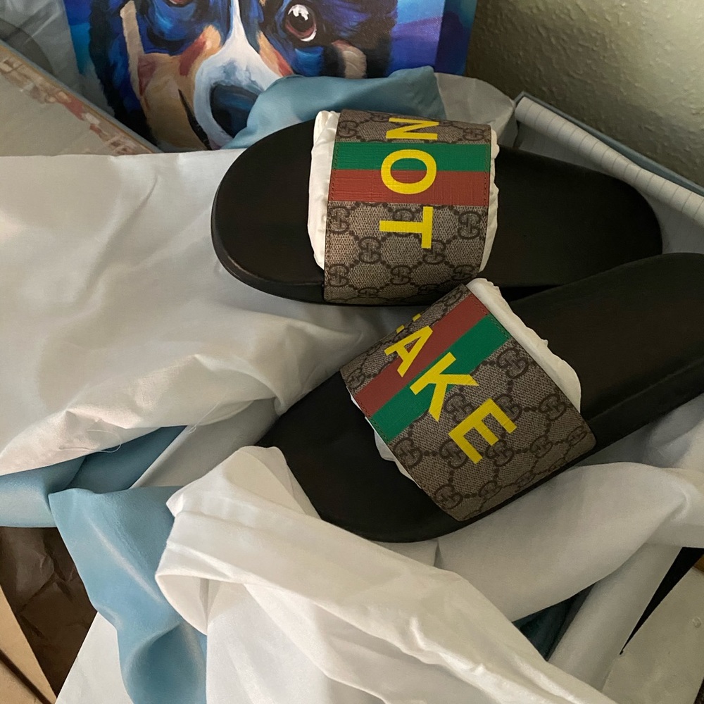 Men’s Gucci Not Fake Slides